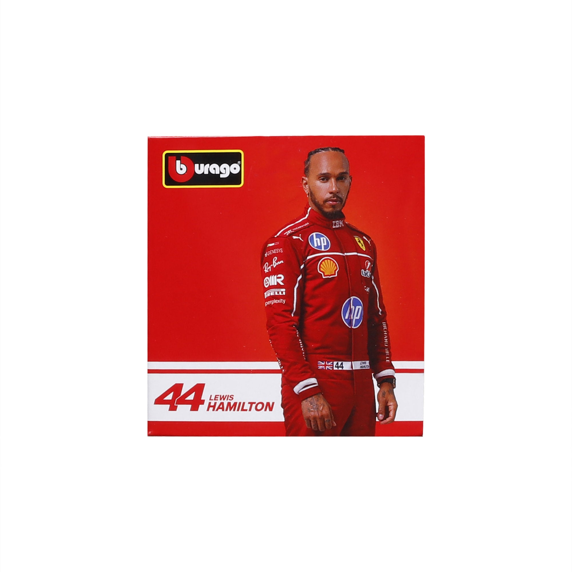 Bburago 1:43 F1 Ferrari 2025 WB #44 Hamilton