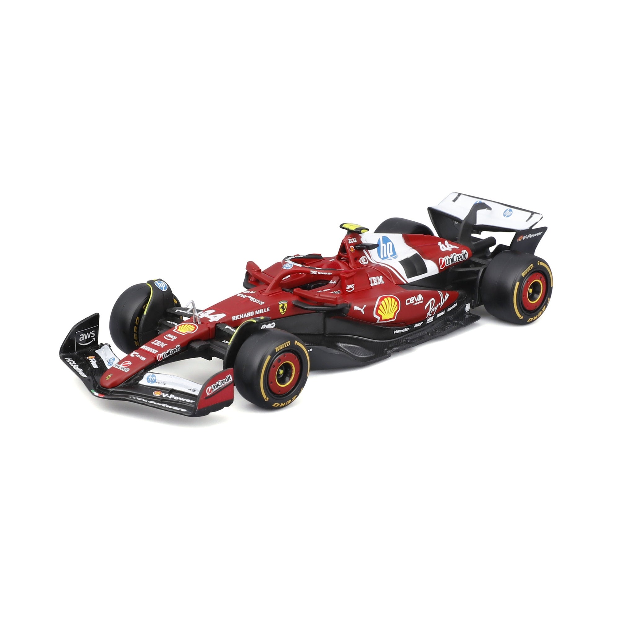 Bburago 1:43 F1 Ferrari 2025 WB #44 Hamilton