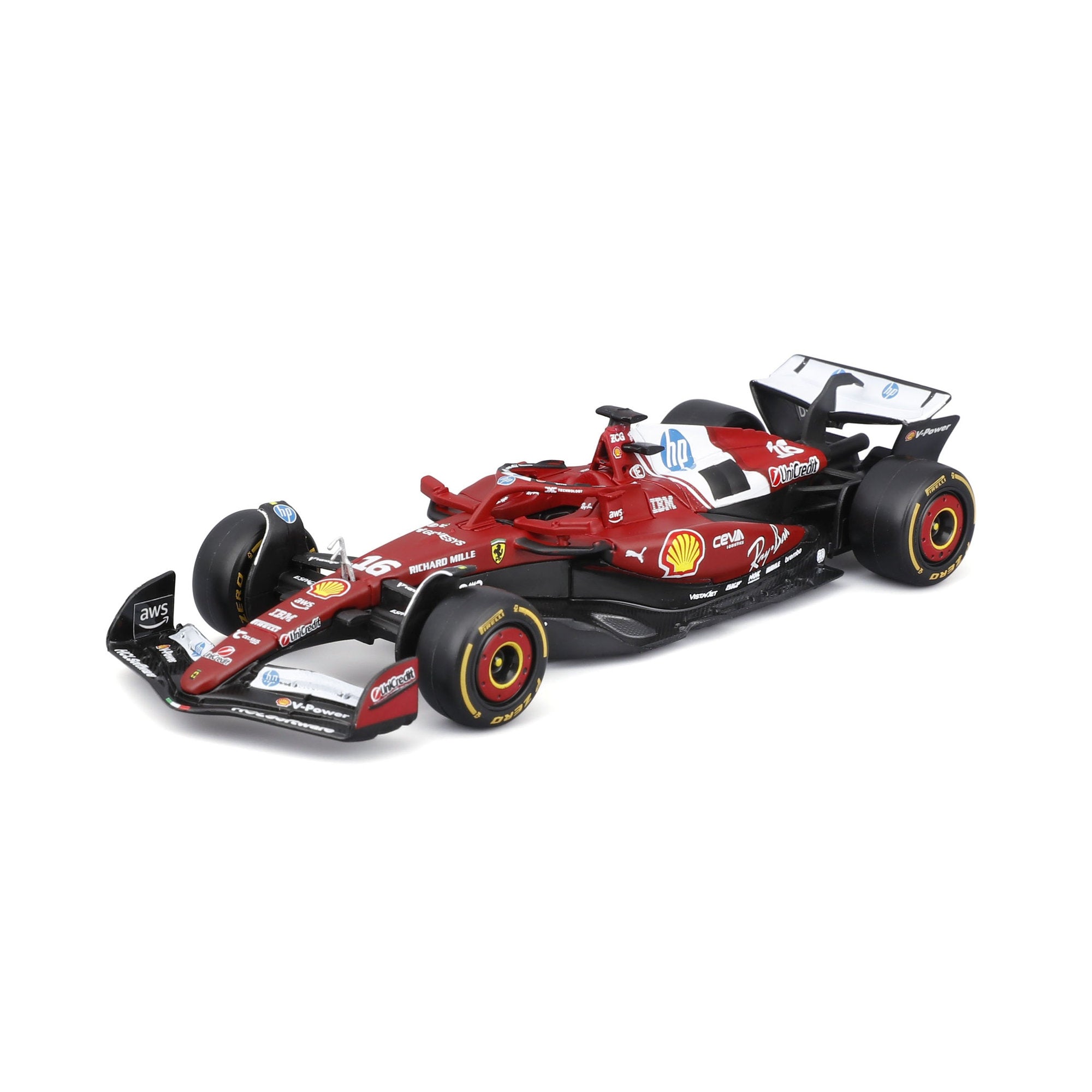 Bburago 1:43 F1 Ferrari 2025 WB #16 Leclerc