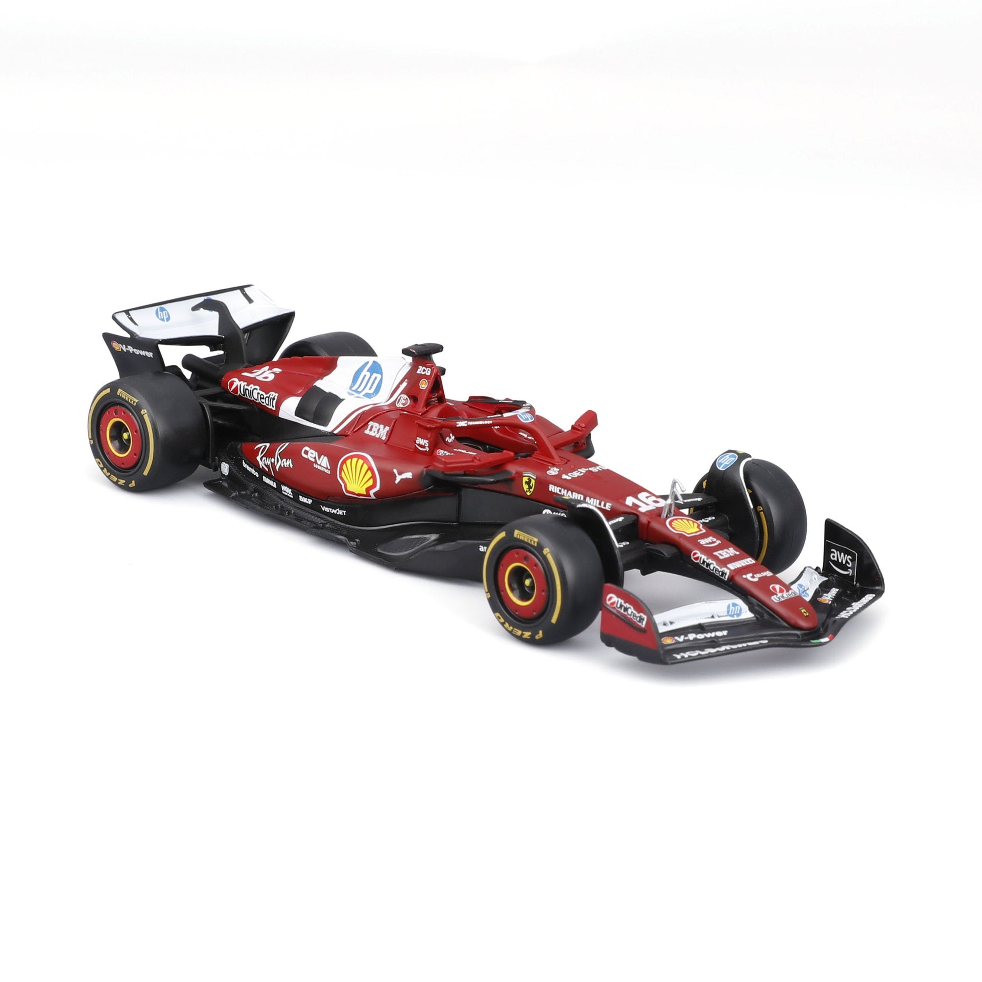 Bburago 1:43 F1 Ferrari 2025 WB #16 Leclerc