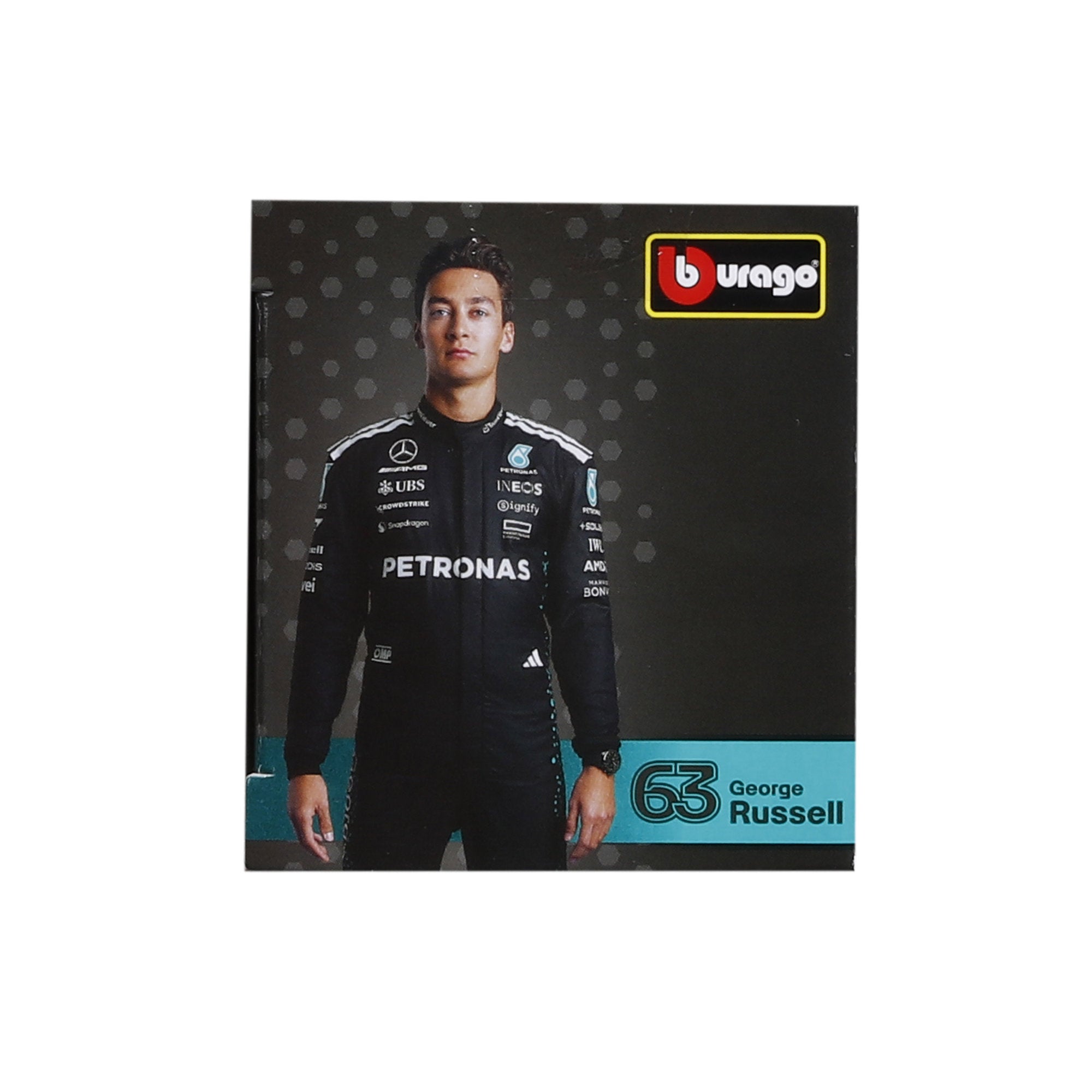 Bburago 1:43 F1 Mercedes 2025 WB #63 Russell