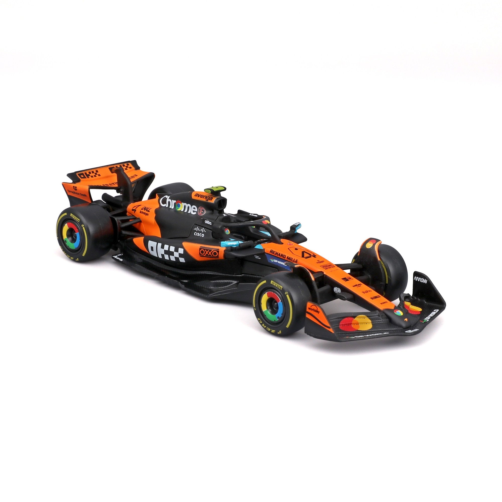 Bburago 1:43 F1 McLaren 2025 WB #4 Norris