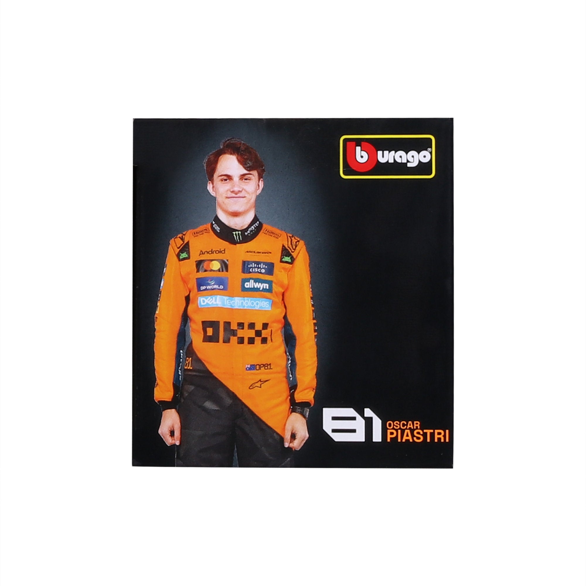 Bburago 1:43 F1 McLaren 2025 WB #81 Piastri