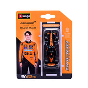 Bburago 1:64 F1 Formula 1 2025 #81 Piastri