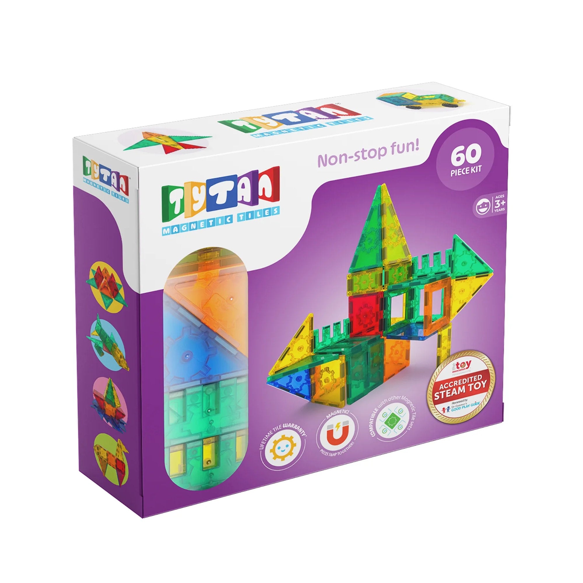 Tytan Magnetic Tiles 60 Piece Playset
