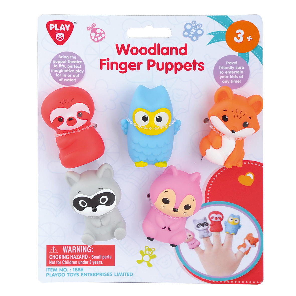 Playgo Toys Ent. Ltd. Woodland Finger Puppets