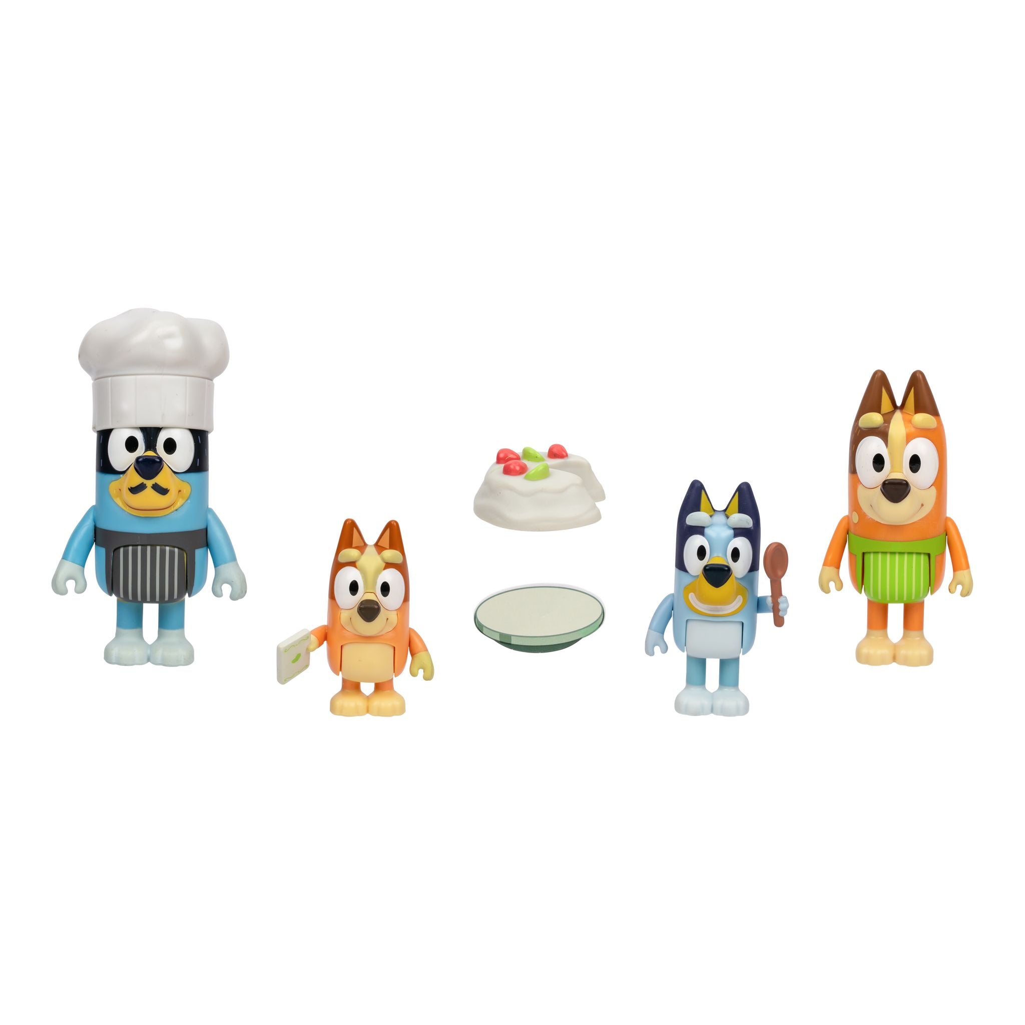 Bluey S13 Let's Play Chef Figure 4 Pack - Pavlova