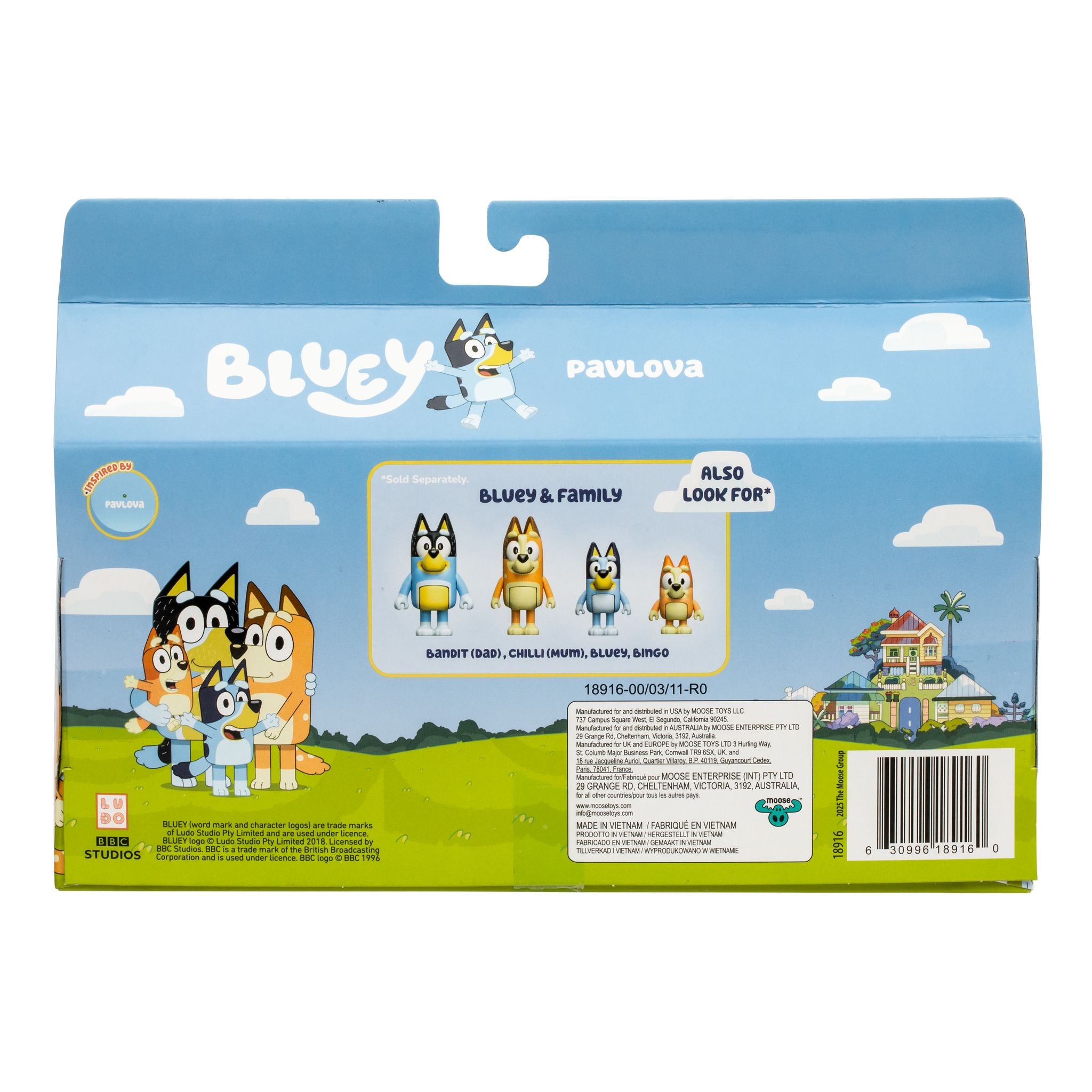 Bluey Let's Play Chef Figure 4 Pack S13 - Pavlova