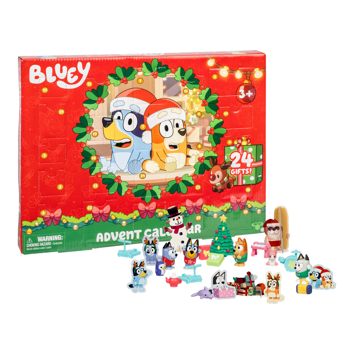 Bluey Mini Figures Christmas Advent Calendar - Toyworld NZ