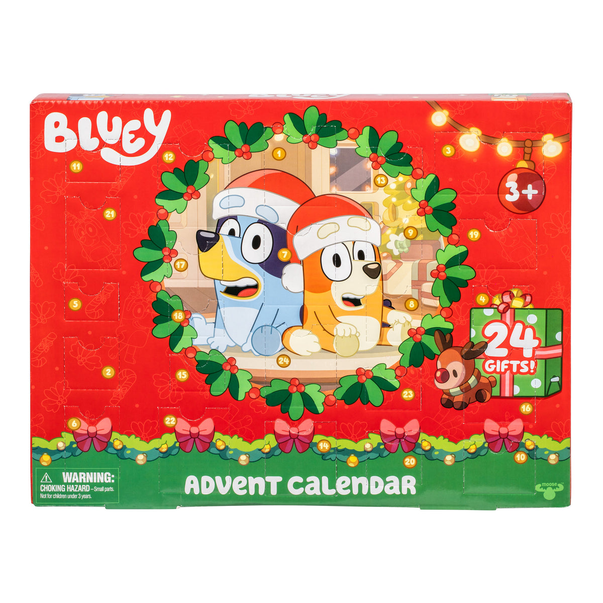 Bluey Mini Figures Christmas Advent Calendar - Toyworld NZ