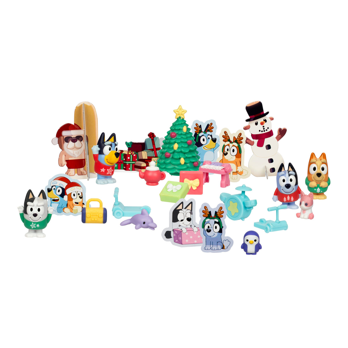 Bluey Mini Figures Christmas Advent Calendar - Toyworld NZ
