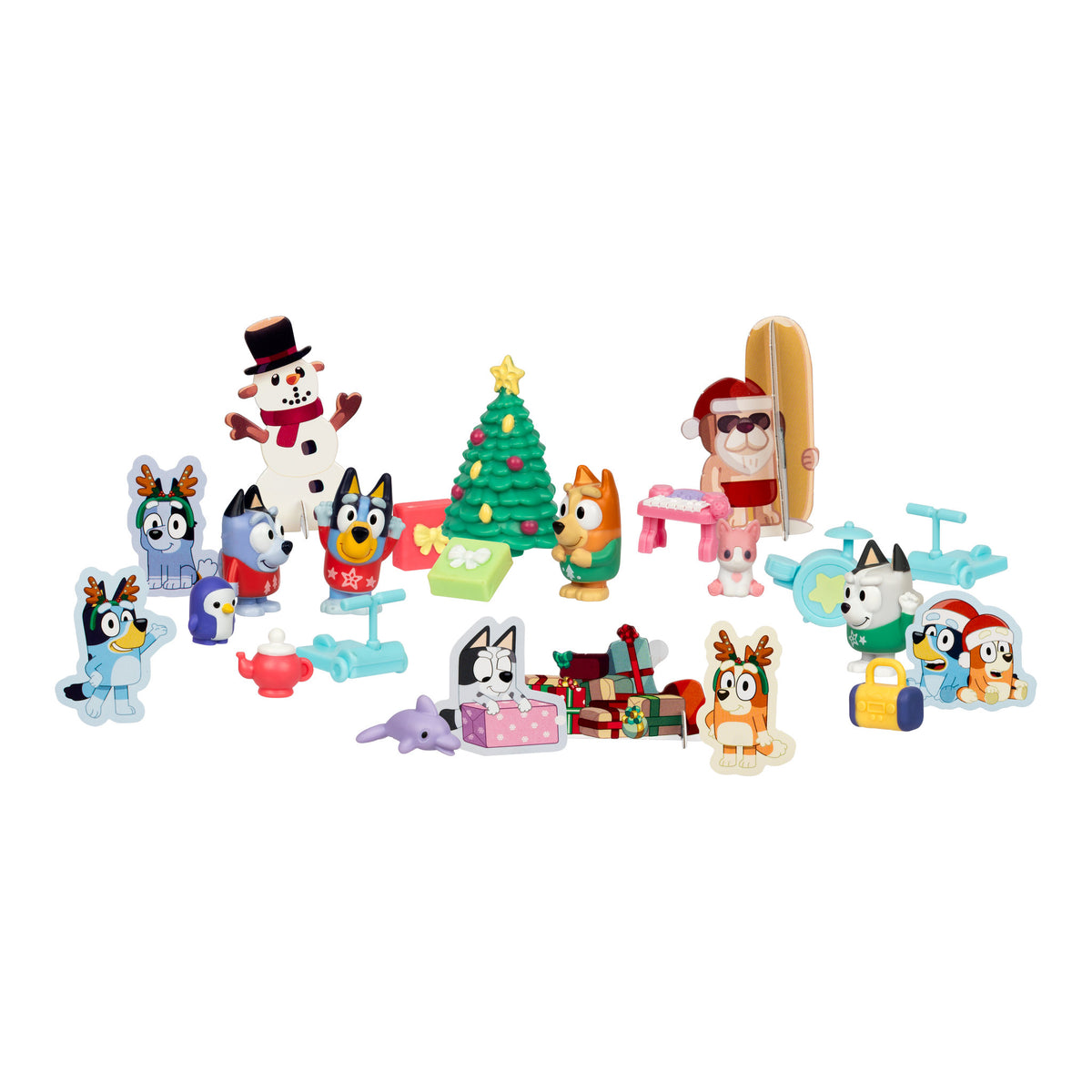 Bluey Mini Figures Christmas Advent Calendar - Toyworld NZ