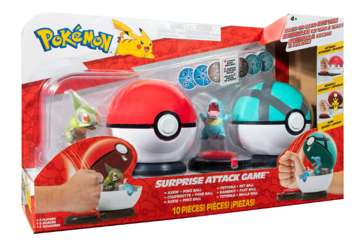 Pokemon Surprise Attack Game Axew + Totodile
