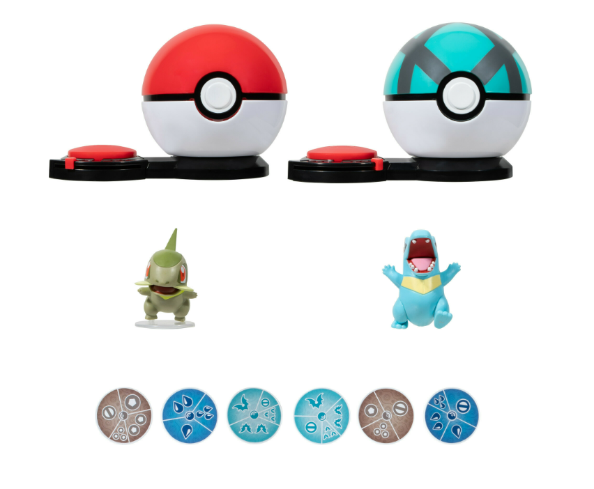 Pokemon Surprise Attack Game Axew + Totodile