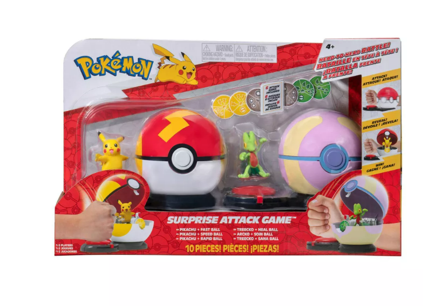 Pokemon Surprise Attack Game Pikachu + Treecko