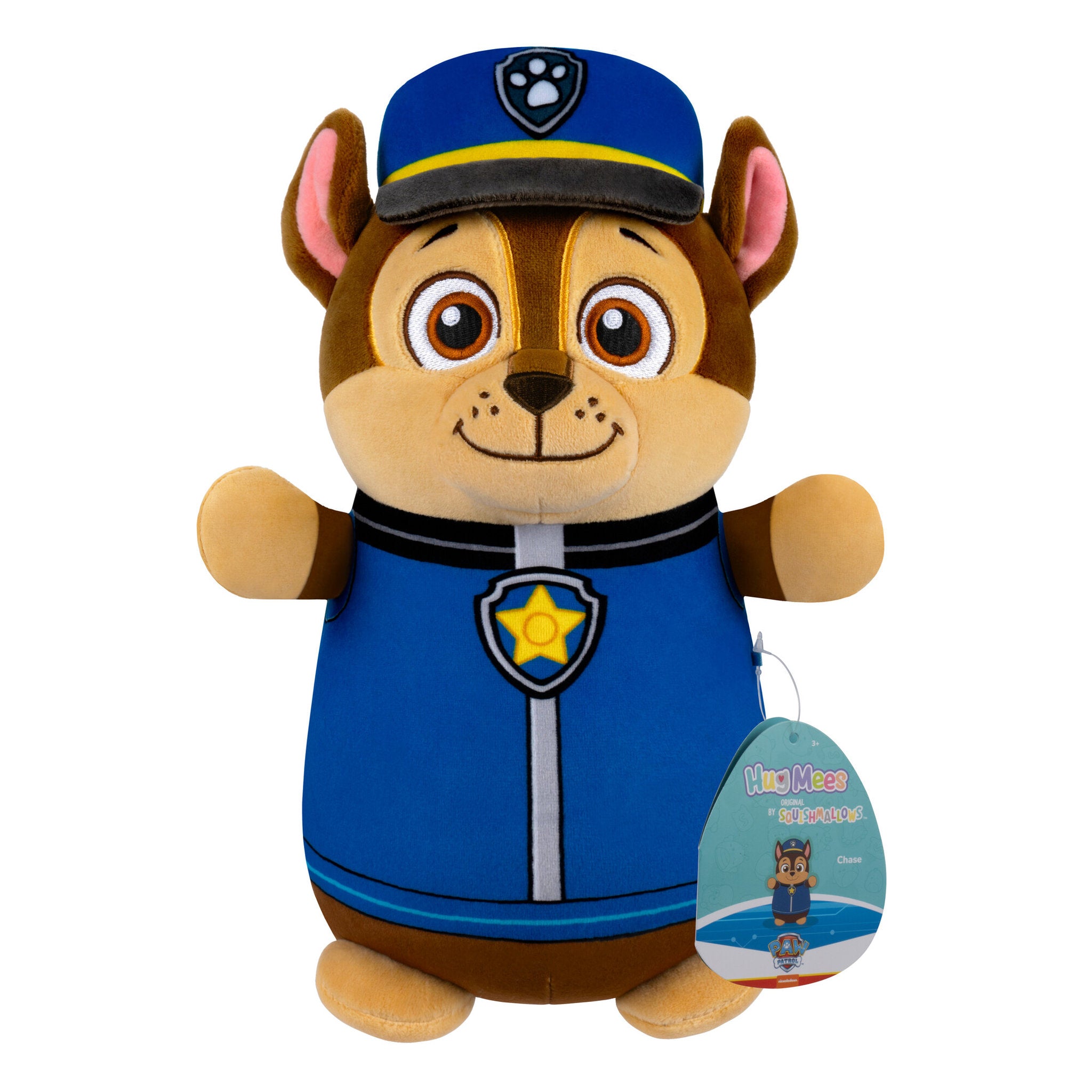 Squishmallows PAW Patrol 10 Inch HugMees Plush - Chase - Toyworld NZ