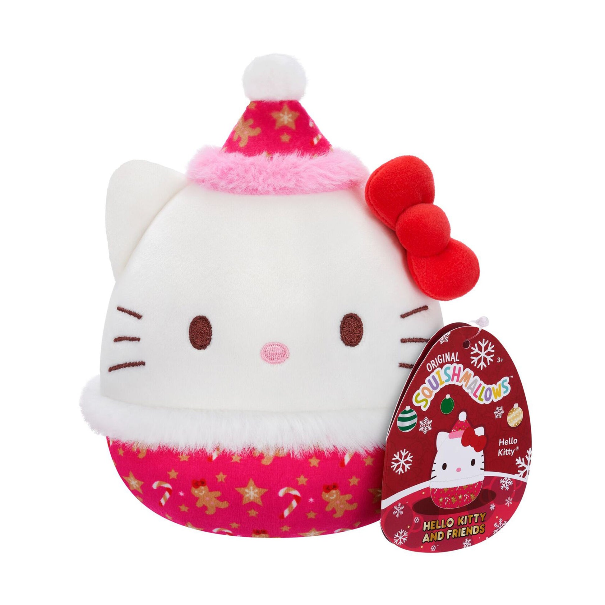 Squishmallows 5 Inch Holiday Hello Kitty Plush - Hello Kitty - Toyworld NZ