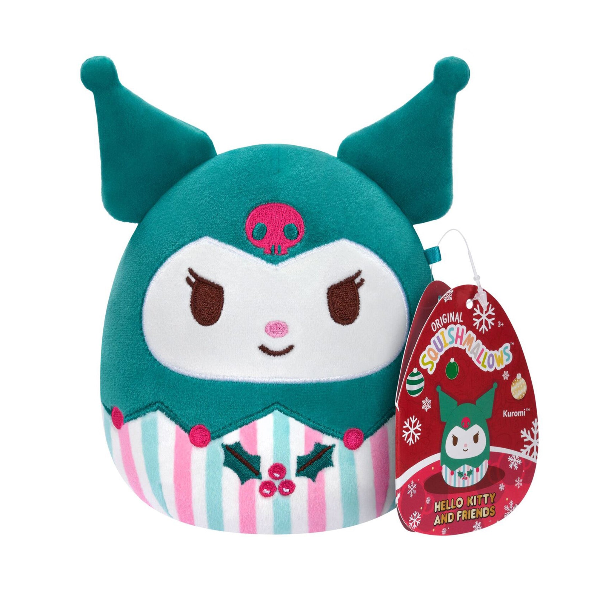 Squishmallows 5 Inch Holiday Hello Kitty Plush - Kuromi
