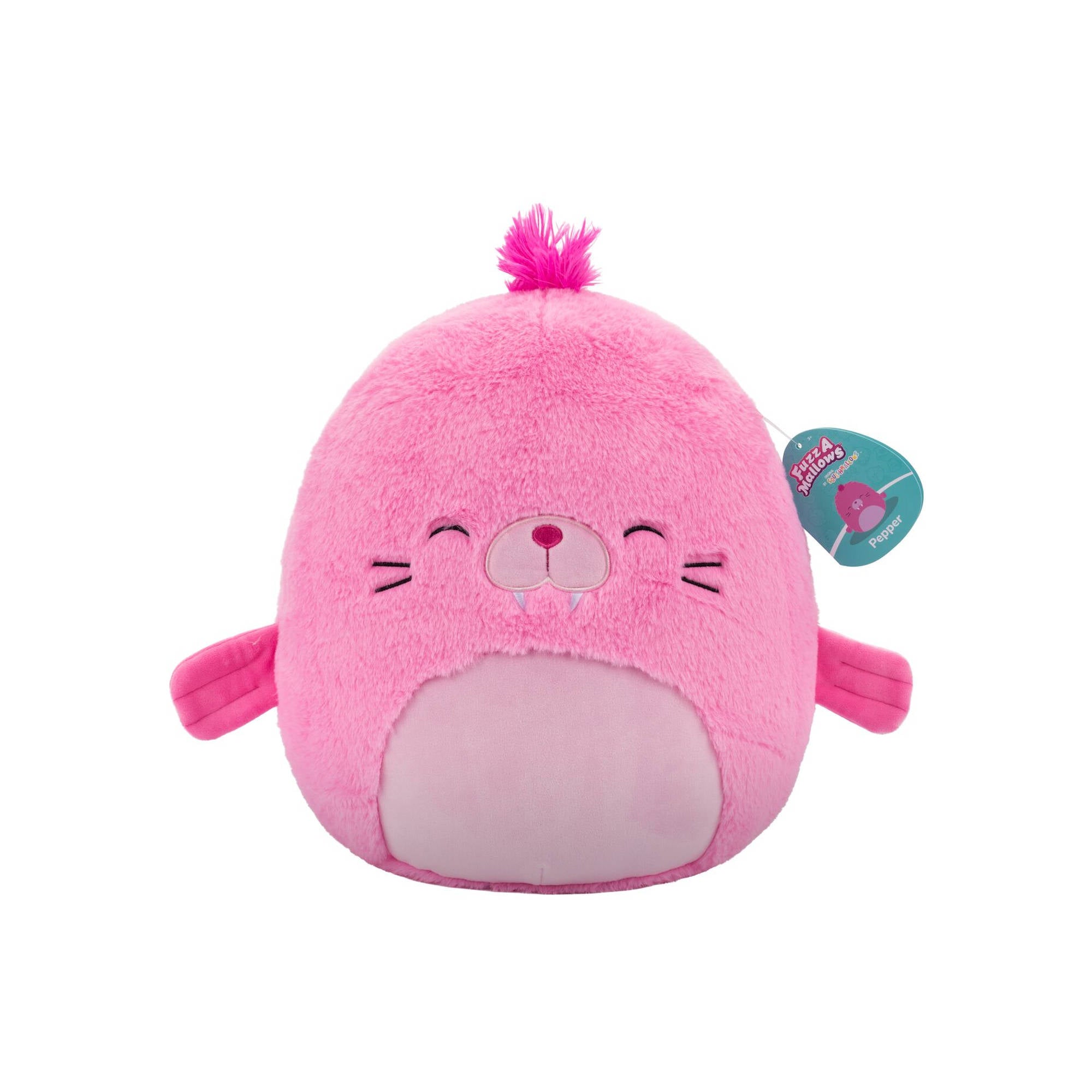 Squishmallows Original 12 Inch Fuzz-A-Mallows S25 Plush - Pepper - Toyworld NZ
