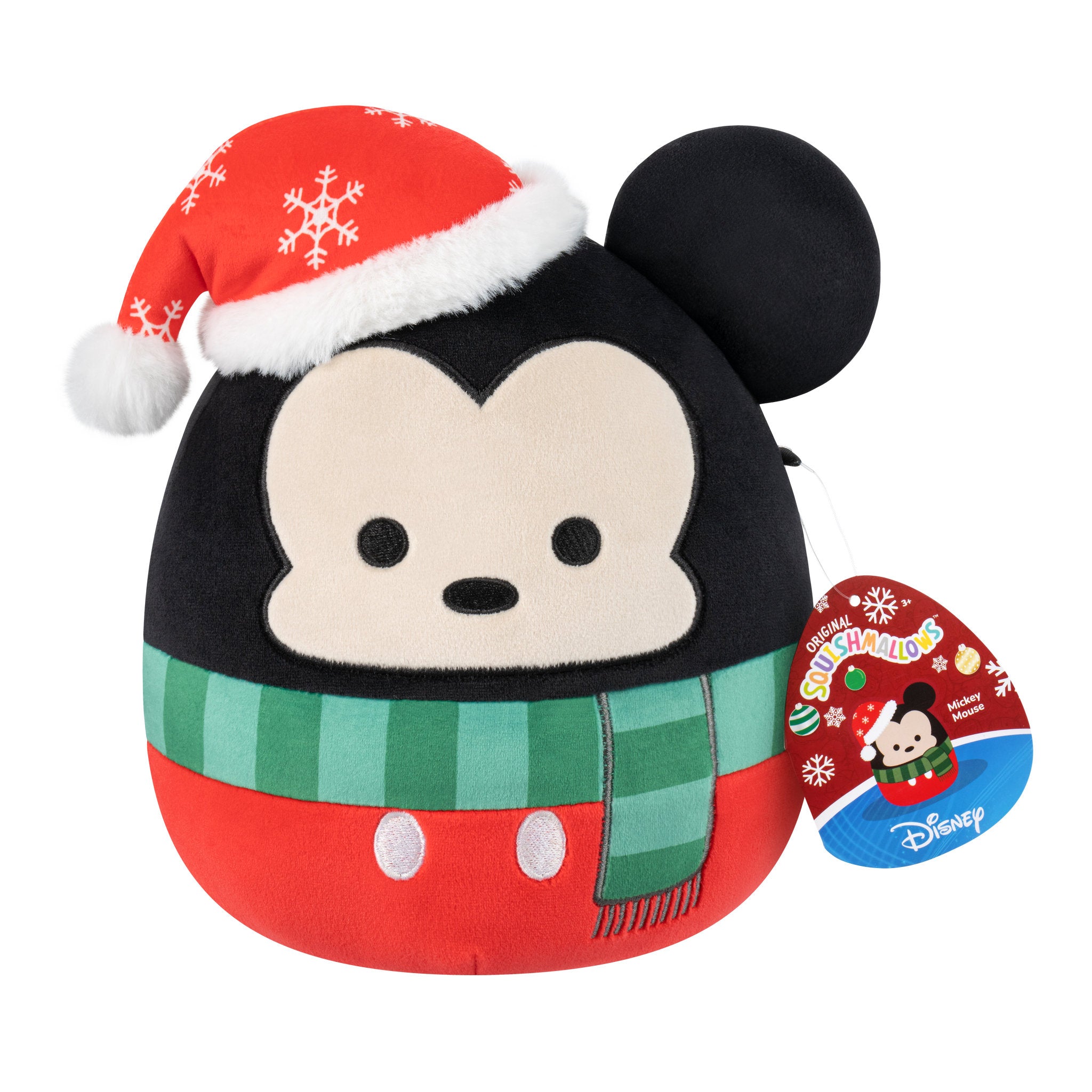 Squishmallows 8 Inch S27 Disney Holiday Plush - Winter Mickey