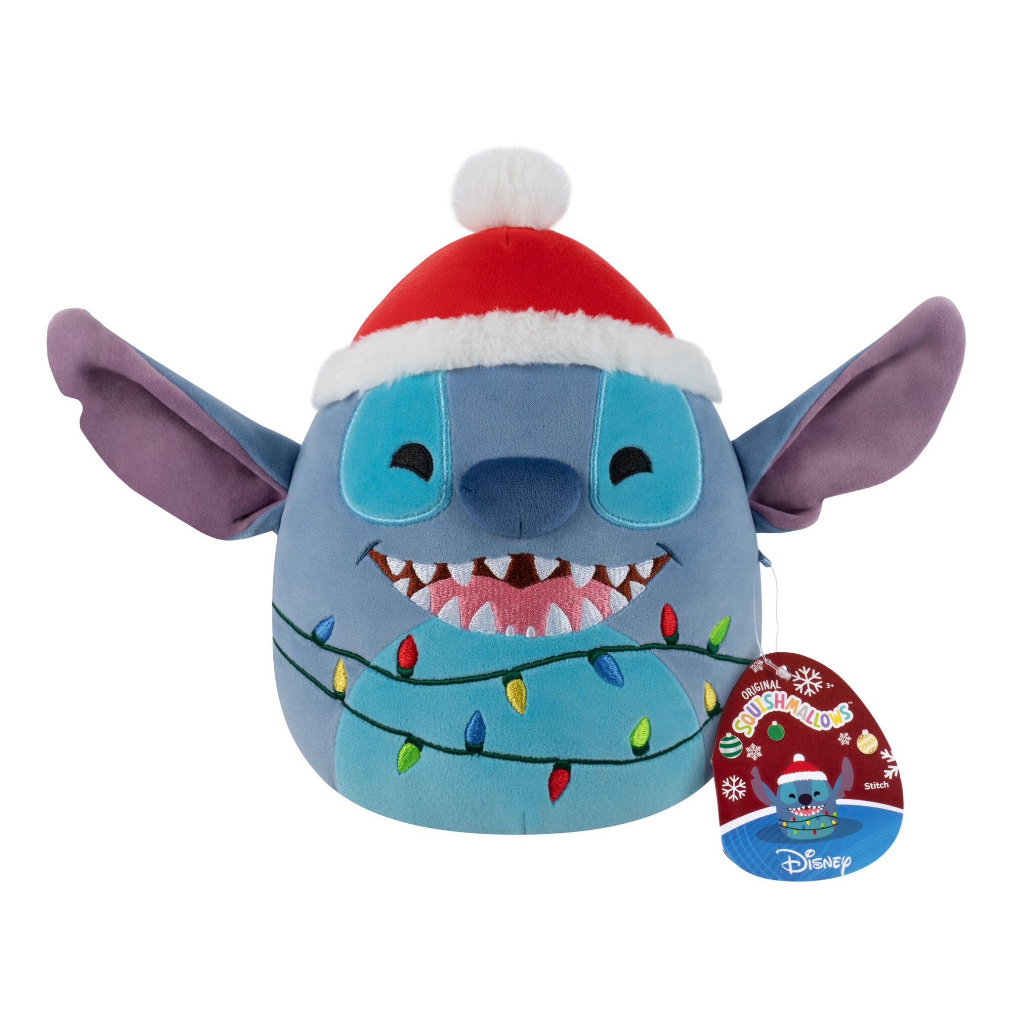 Squishmallows 8 Inch S27 Disney Holiday Plush - Stitch with Lights
