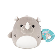 Squishmallows 7.5 Inch Hybrids Squad S26 Plush - Bruno Rhino Shark