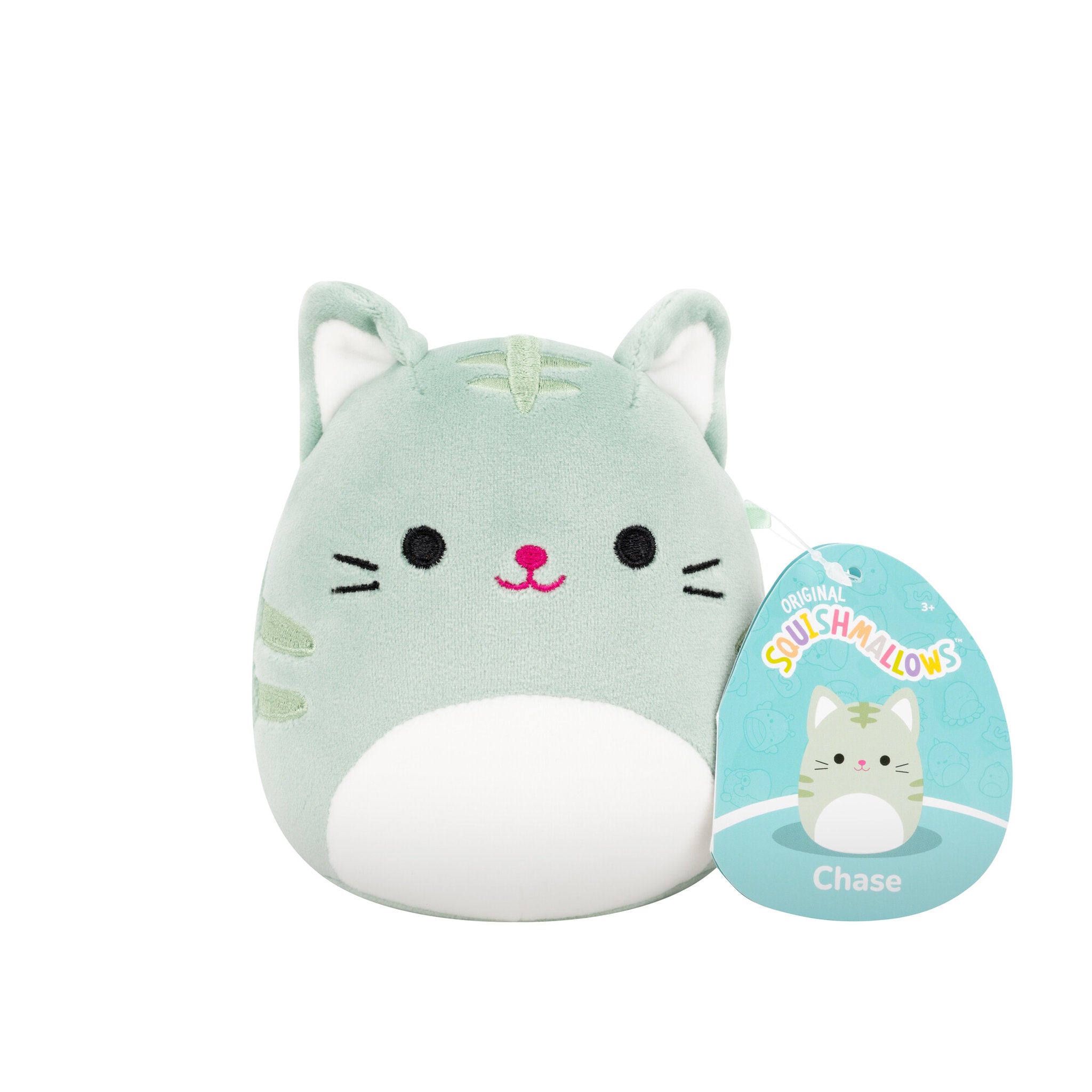 Squishmallows Original 5 Inch S26 Little Plush Squad - Chase Tabby Cat ...