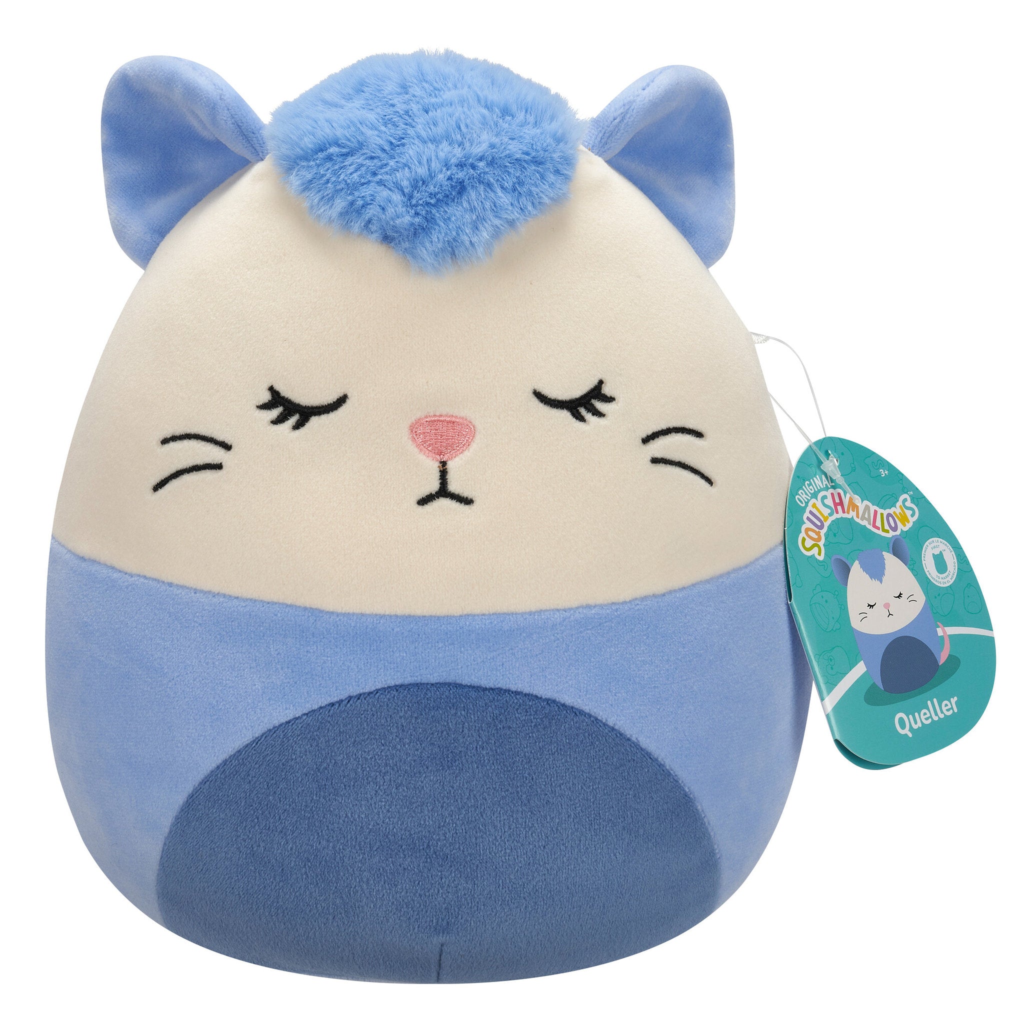 Squishmallows Original 5 Inch S26 Little Plush Squad - Queller Blue Opossum