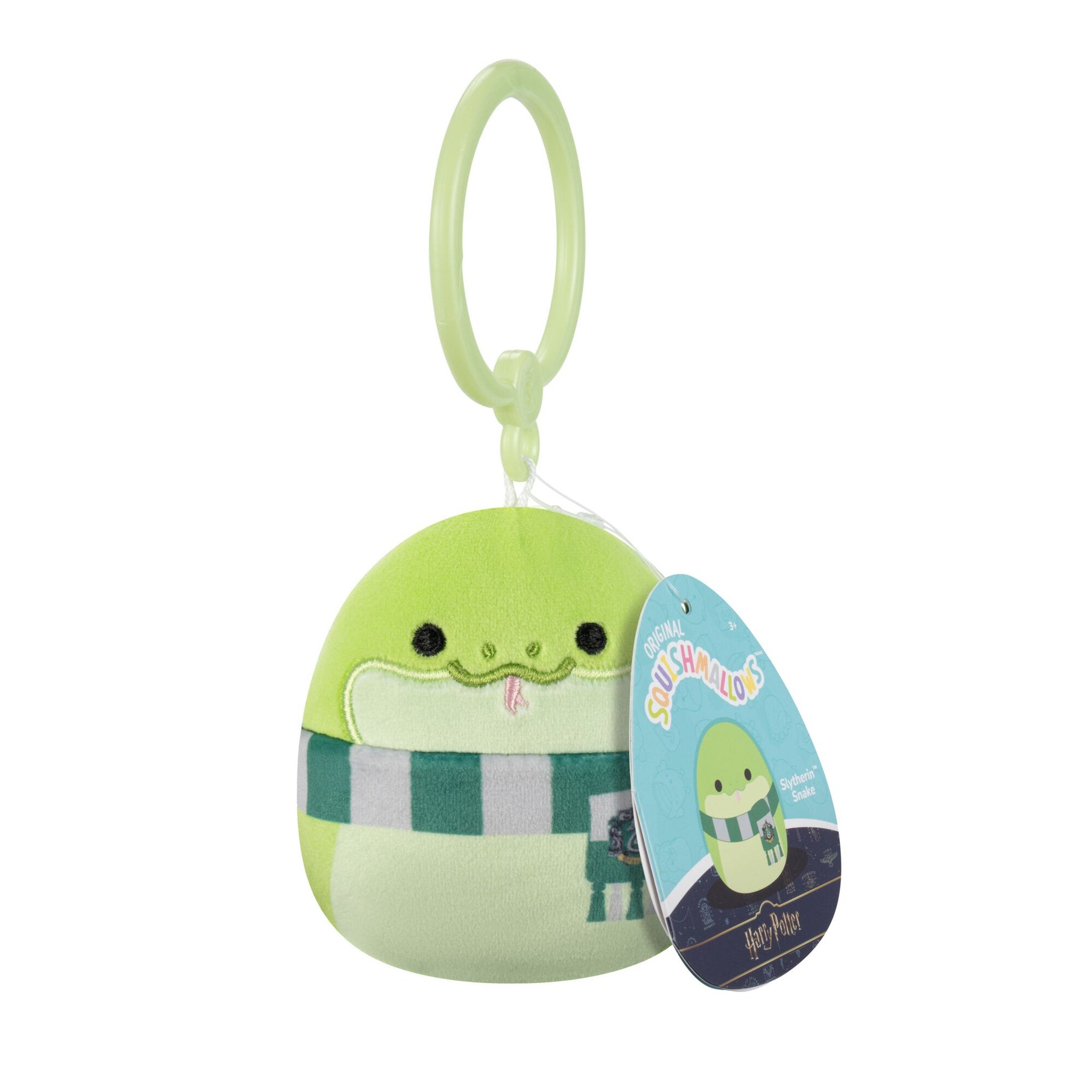 Squishmallows Harry Potter 3.5 Inch Clip On Plush - Slytherin House Animal - Toyworld NZ