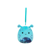 Squishmallows Original Clip-On Plush S27 - Garth Teal Alien