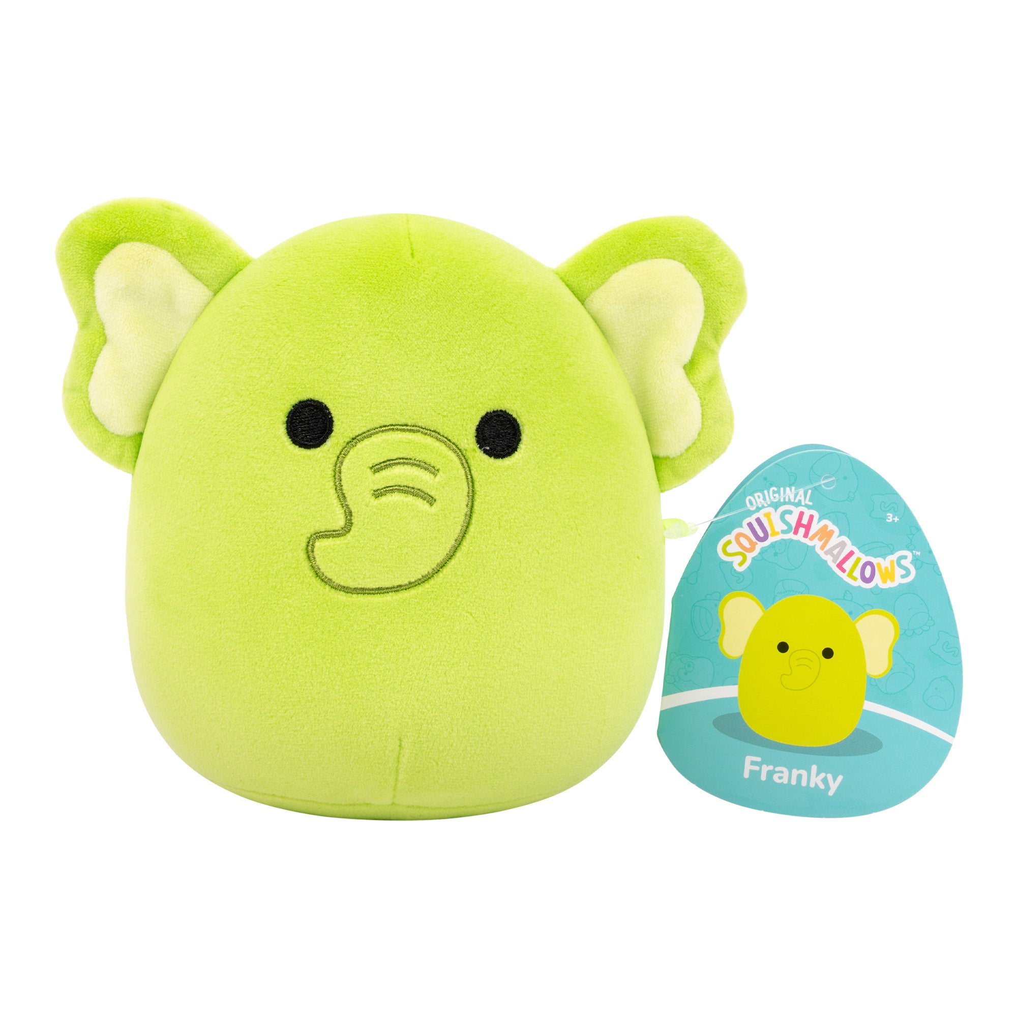 Squishmallows Original 5 Inch Plush Squad 27 - Franky Lime Green Elephant