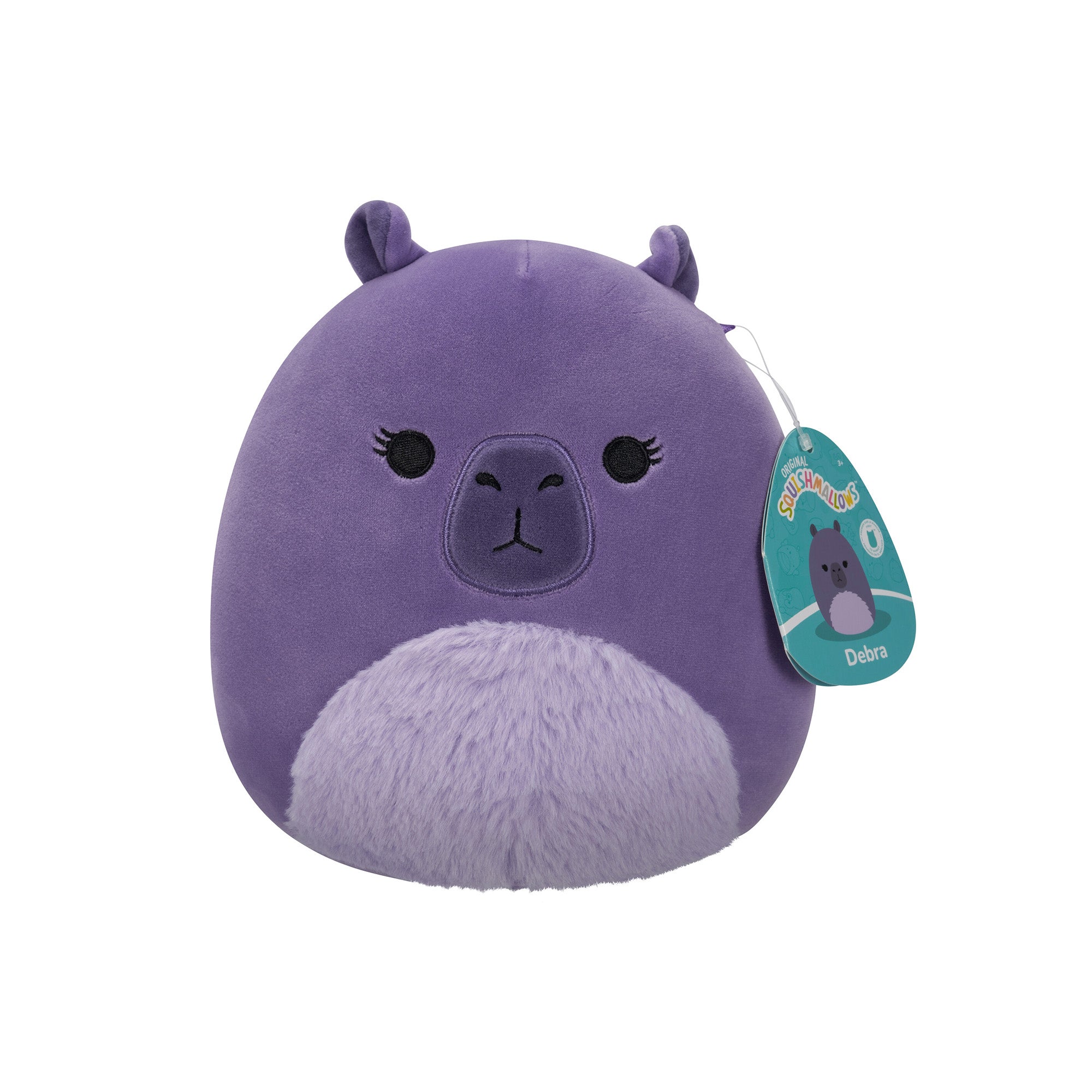 Squishmallows Original 5 Inch Plush Squad 27 - Debra Purple Capybara