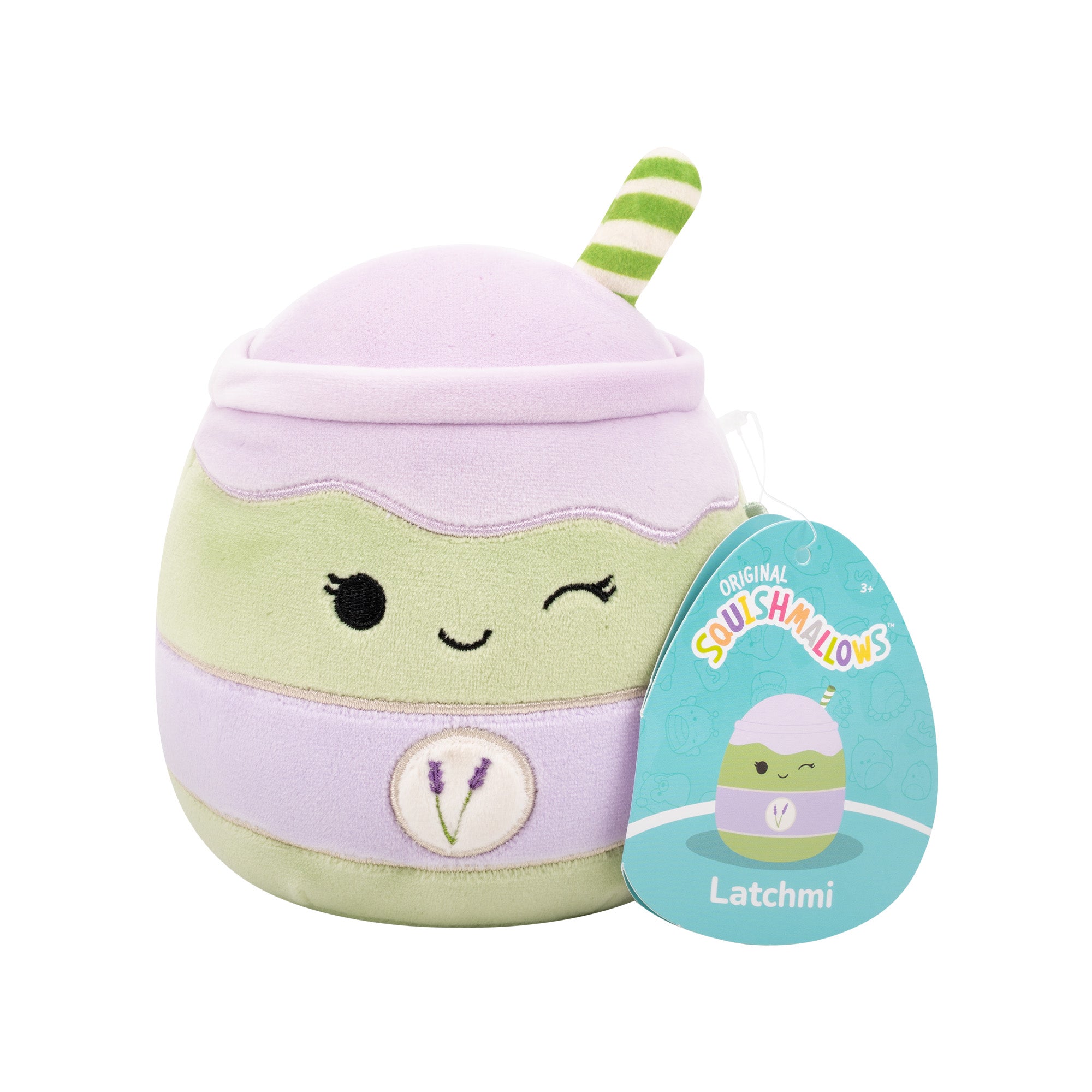 Squishmallows Original 5 Inch Plush Squad 27 - Latchmi Lavender Matcha Latte