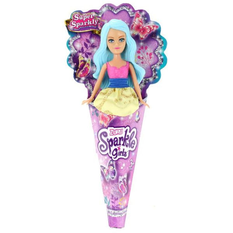ZURU Sparkle Girlz 4 Inch (10cm) Mini Cone Dolls Assorted Styles