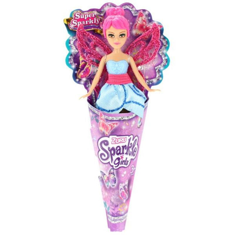 ZURU Sparkle Girlz 4 Inch (10cm) Mini Cone Dolls Assorted Styles