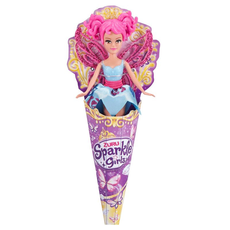 ZURU Sparkle Girlz 4 Inch (10cm) Mini Cone Dolls Assorted Styles
