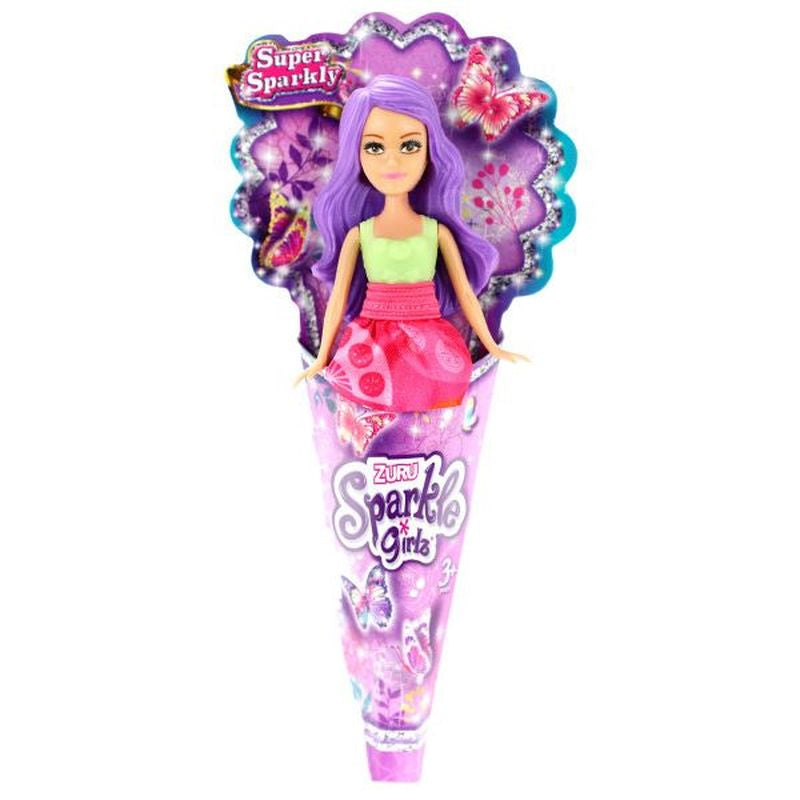 ZURU Sparkle Girlz 4 Inch (10cm) Mini Cone Dolls Assorted Styles