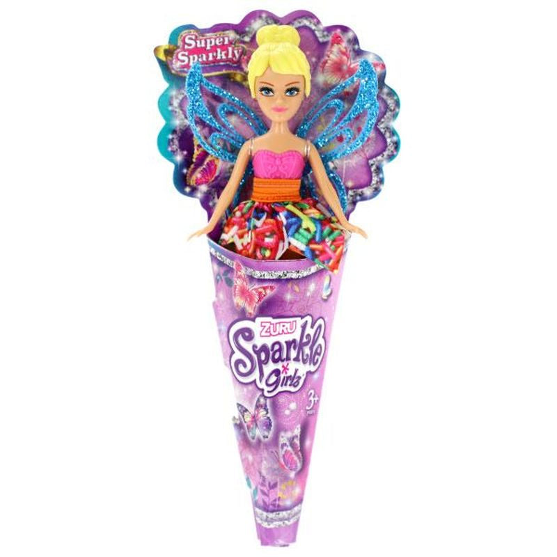 ZURU Sparkle Girlz 4 Inch (10cm) Mini Cone Dolls Assorted Styles