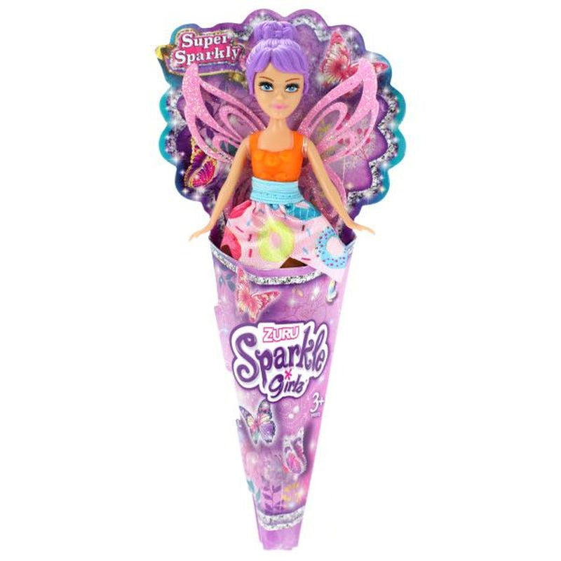 ZURU Sparkle Girlz 4 Inch (10cm) Mini Cone Dolls Assorted Styles