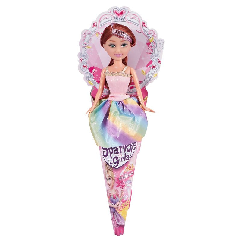 ZURU Sparkle Girlz Princess Cone Doll Assorted Styles - Toyworld NZ