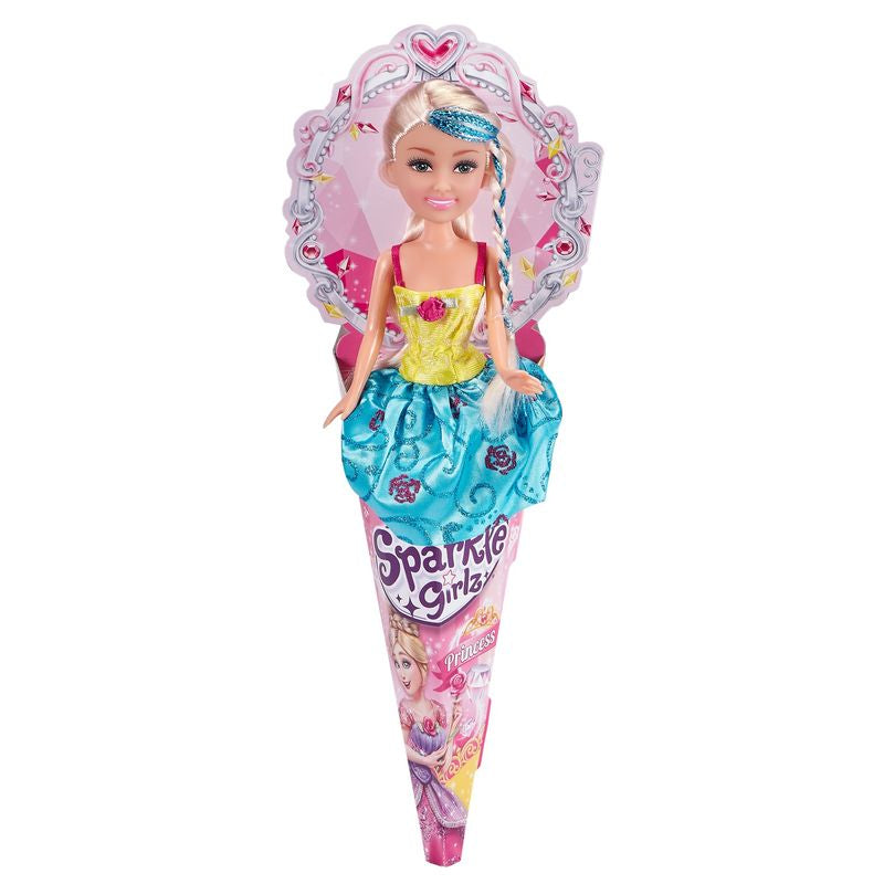 ZURU Sparkle Girlz Princess Cone Doll Assorted Styles - Toyworld NZ