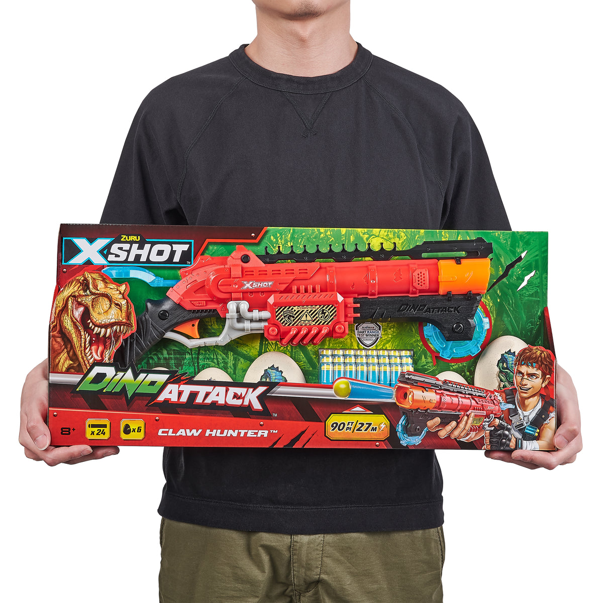 ZURU XSHOT Dino Attack Claw Hunter Dart Blaster - Toyworld NZ