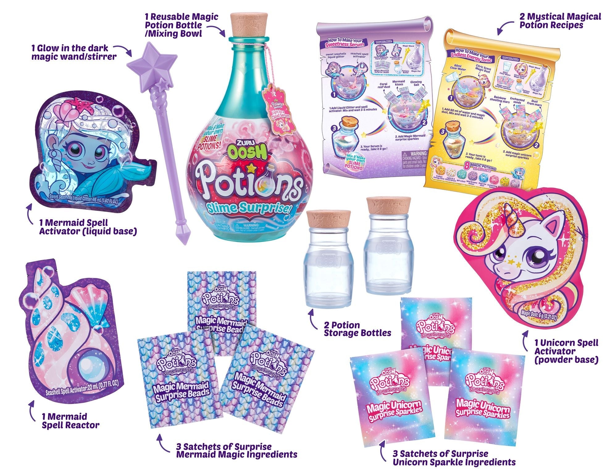 ZURU Oosh Potions Slime Surprise Series 1 Assorted Styles - Toyworld NZ