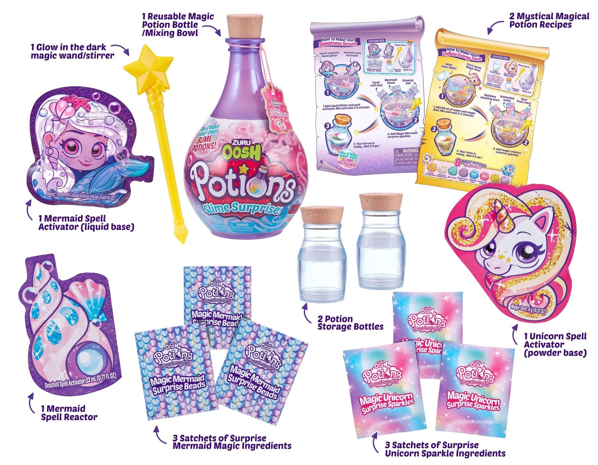ZURU Oosh Potions Slime Surprise Series 1 Assorted Styles - Toyworld NZ