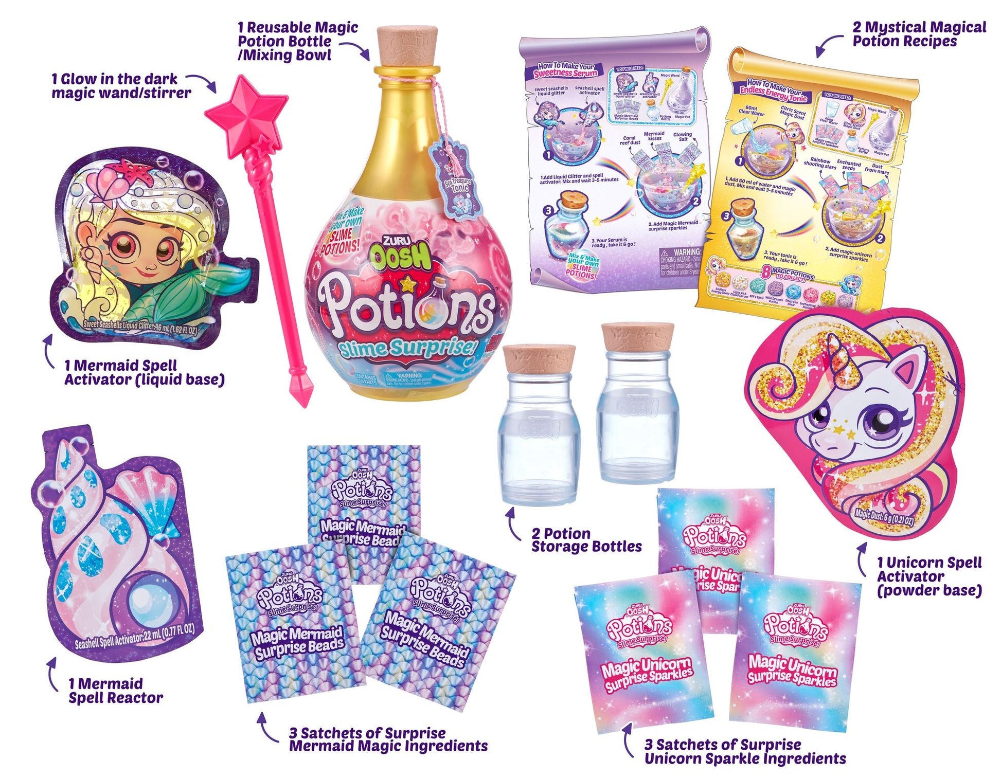 ZURU Oosh Potions Slime Surprise Series 1 Assorted Styles - Toyworld NZ