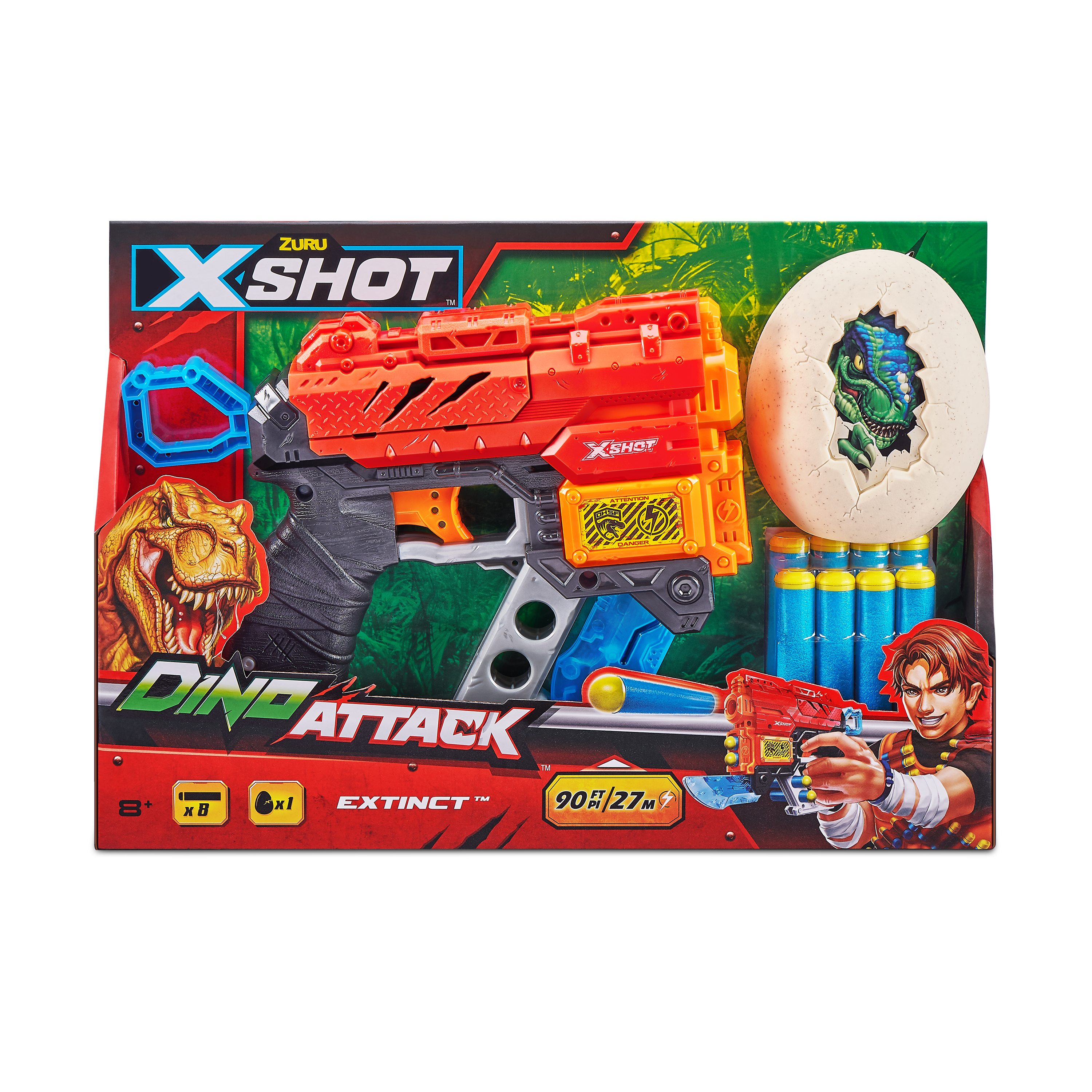 ZURU X Shot Dino Attack Extinct Dart Blaster