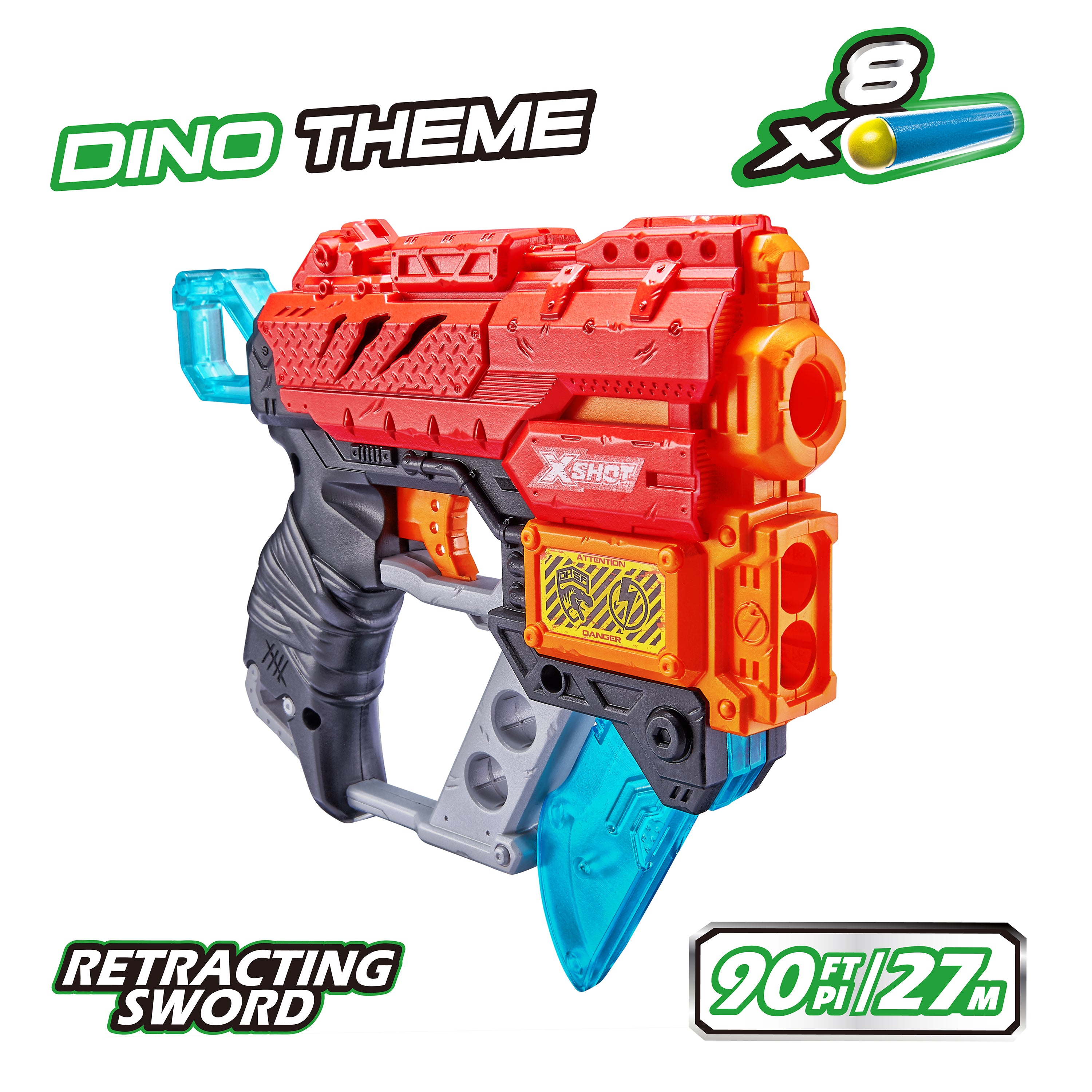 ZURU X Shot Dino Attack Extinct Dart Blaster