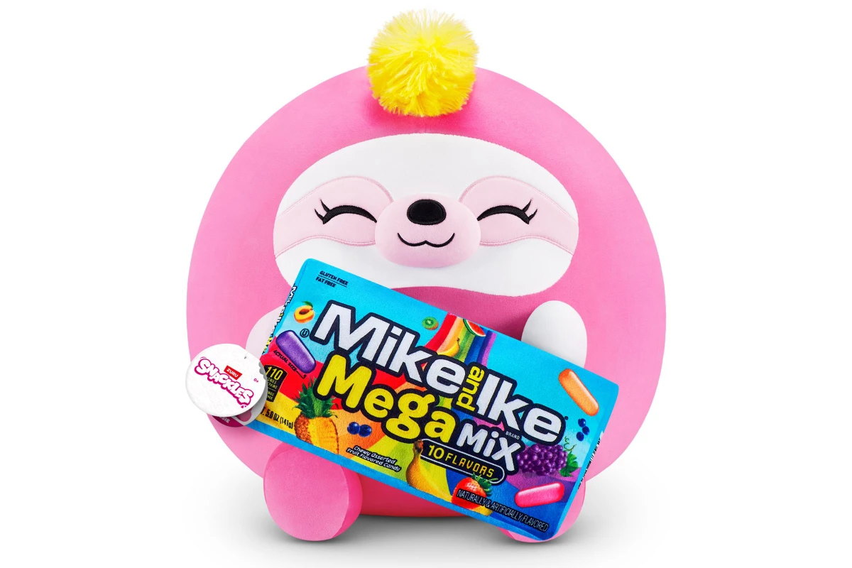 ZURU Snackles Plush Medium Series 1 Mike And Ike Sloth