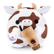 ZURU Snackles 8 Inch Series 2 Plush - Cow & Kung Fu Tea