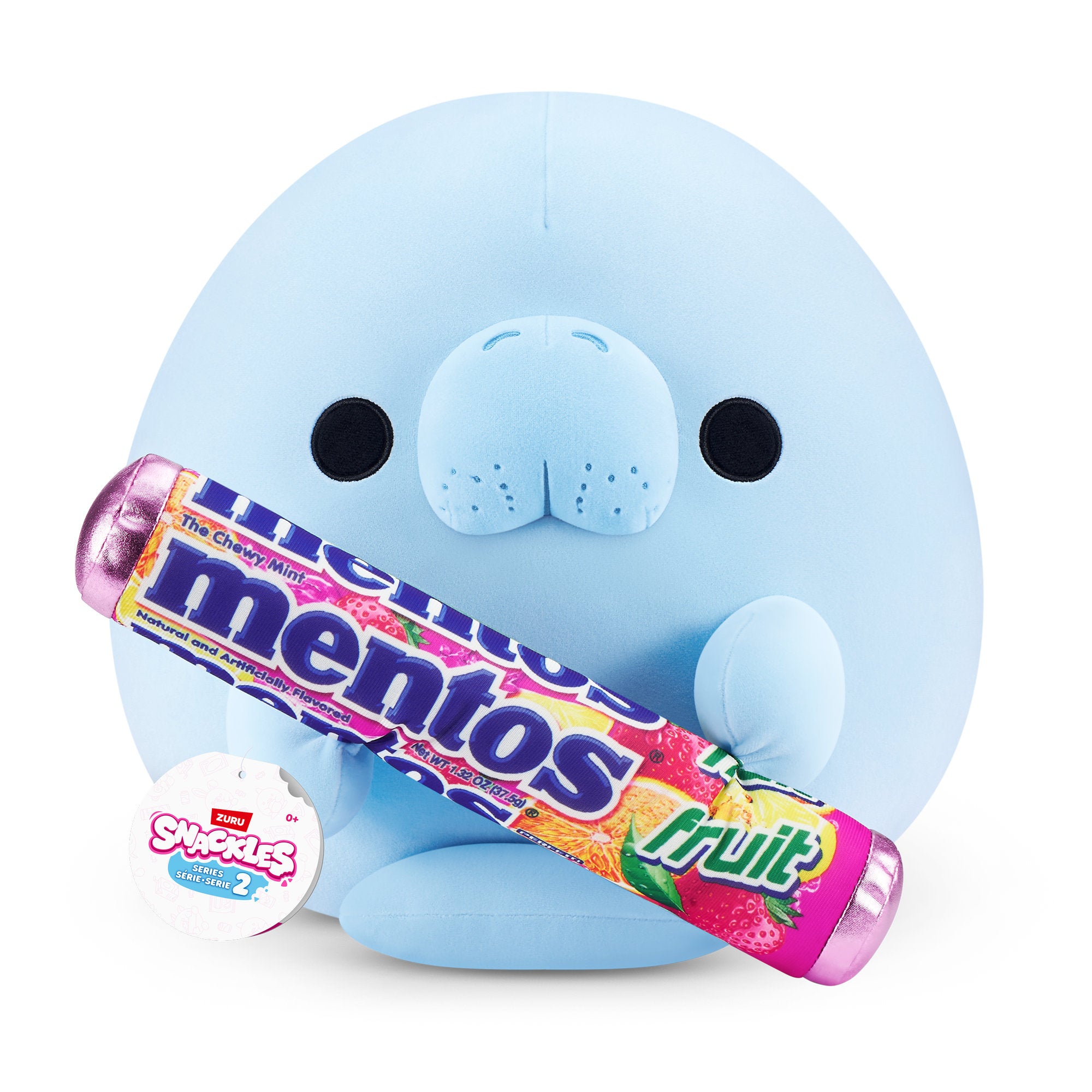 ZURU Snackles 8 Inch Series 2 Plush - Sea Cow & Mentos (Fruit)